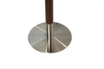 Load image into Gallery viewer, Wooden color Table Base , Wood &amp; Steel Base Material