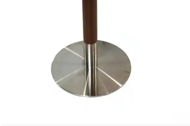 Wooden color Table Base , Wood & Steel Base Material
