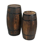 Load image into Gallery viewer, Wooden Decorative Barrel, Garden Decoration-GCC Home Center