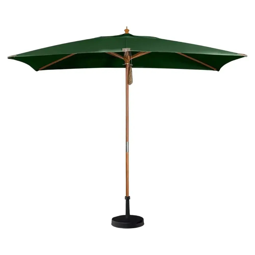 Wooden Frame Umbrella – Green-GCC Home Center