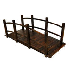 Load image into Gallery viewer, Wooden Garden Arc Bridge With Railings-GCC Home Center