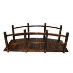 Load image into Gallery viewer, Wooden Garden Arc Bridge With Railings-GCC Home Center