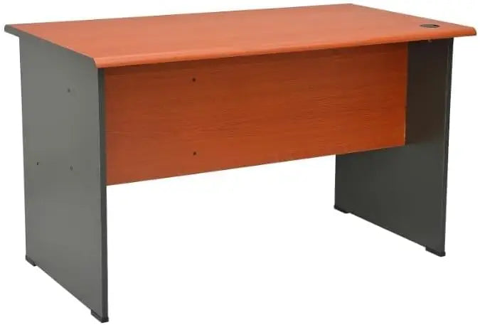 Wooden Office Desk MAF-WT140x70cM with 3 Drawer with 1 Drawer with Key lock simple desk easy to Install and easy to move anywhere good for home use office use etc. (Cherry)
