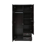 Load image into Gallery viewer, Wooden Wardrobe for Clothes Storage - Spacious 2-Door Design, DIY Assembly with Delivery Included-GCC Home Center