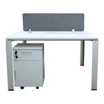 Load image into Gallery viewer, Work Station for two (x2) Matt White Color