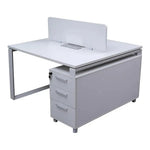 Load image into Gallery viewer, Work Station for two (x2) Matt White Color