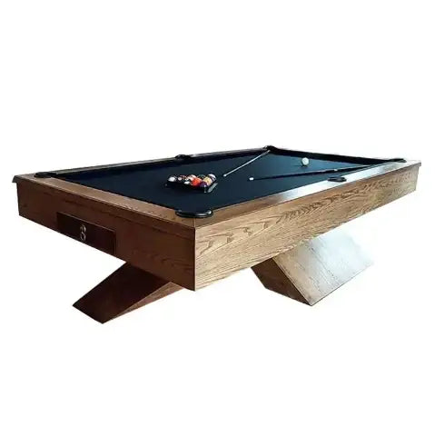 X Billiard table, Natural Slate Solid Wood-GCC Home Center