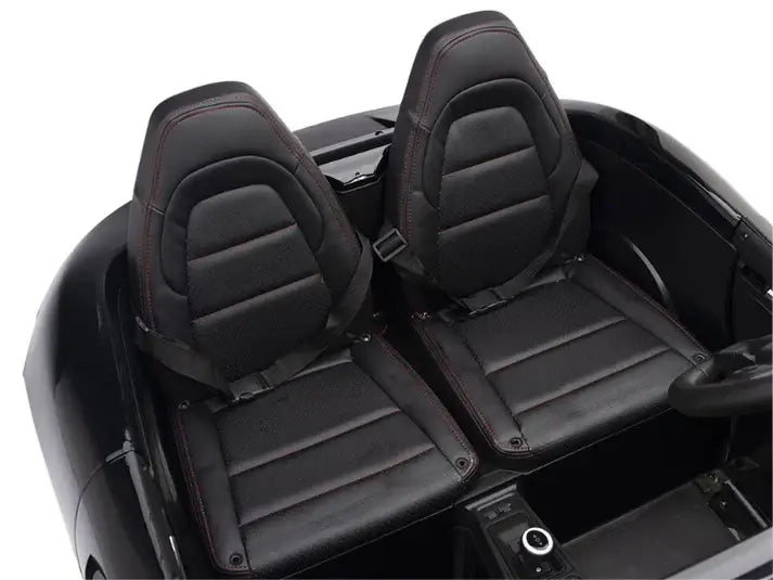XL 24V 2-Seater Electric Ride-On Porsche Style Kids Sports Car - Blue – Power, Space and Adventure for Two!