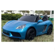 XL 24V 2-Seater Electric Ride-On Porsche Style Kids Sports Car - Blue – Power, Space and Adventure for Two!