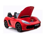 Load image into Gallery viewer, XL 24V Super Fast -2 Seat Porsche Style Kids Sports Car - Red– Double the Space, Double the Adventure!