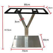 Y-Column Restaurant Dining Table Base
