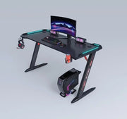Z-Shaped Master Gaming Desk With RGBLights-120cm-GCC Home Center