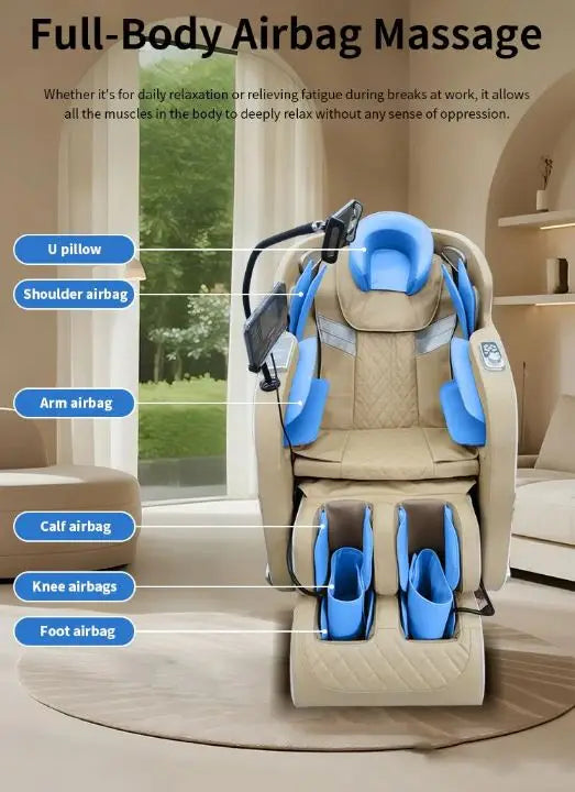 ZenPro 2D Full Body Massage Chair - Zero Gravity Recline